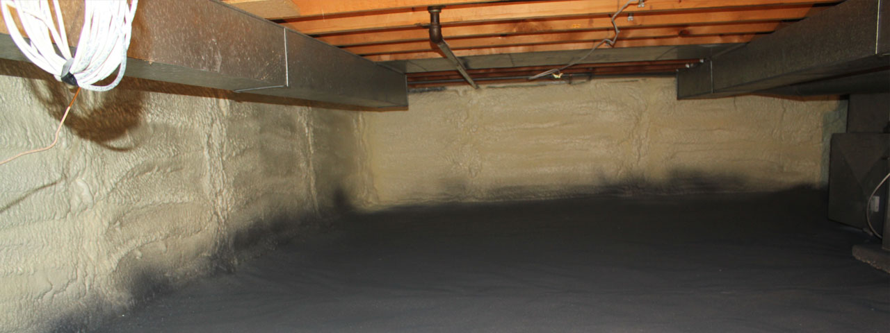 Akron spray foam insulation for crawl spaces